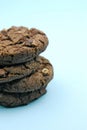 Choc Chip Cookies Royalty Free Stock Photo
