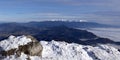 Choc Summit View, Chocske vrchy, Liptov & Orava Regions, Slovakia Royalty Free Stock Photo