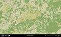Chocimsk District, Belarus. Topographic Humanitarian Royalty Free Stock Photo