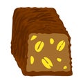 Choco bonbon icon, cartoon style