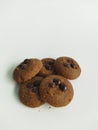 choco chip chocolate biscuits Royalty Free Stock Photo