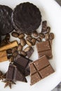 Choco with coffee and cinnamon 02 Royalty Free Stock Photo
