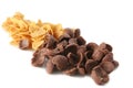 Choco and corn flakes Royalty Free Stock Photo