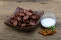 Choco corn flakes Royalty Free Stock Photo