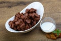 Choco corn flakes Royalty Free Stock Photo