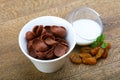 Choco corn flakes Royalty Free Stock Photo