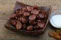 Choco corn flakes Royalty Free Stock Photo