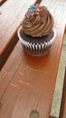 Choco cupcake Royalty Free Stock Photo