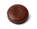 Choco pie chocolate biscuits Royalty Free Stock Photo