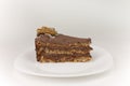 Chocolat and fig cake Royalty Free Stock Photo