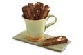 Chocolate Almond Biscotti Royalty Free Stock Photo