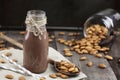 Chocolate Almond Milk Royalty Free Stock Photo