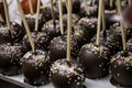 Chocolate apples Royalty Free Stock Photo