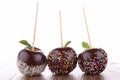 Chocolate apples Royalty Free Stock Photo