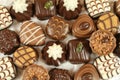 Chocolate assortment Royalty Free Stock Photo