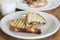 Chocolate banana panini