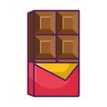 chocolate bar illustration Royalty Free Stock Photo