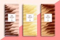 Chocolate bar packaging set