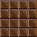 Chocolate bar seamless pattern Royalty Free Stock Photo