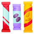 Chocolate bars pack. Royalty Free Stock Photo