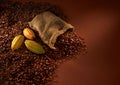 Chocolate beans Royalty Free Stock Photo