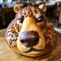 Bear Head Shaped Bread: A Unique Blend Of Animalier And Manga-inspired Art