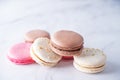 Chocolate, berry and caramel Macarons