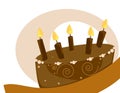 Chocolate Birthday cake image