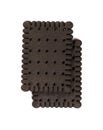 Chocolate Biscuit Isolated, Black Quadratic Cookie, Dark Soft Biscuits, Square Butter Cookies, Cocoa Crackers