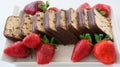 Chocolate biscuit Strawberry
