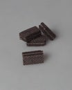 Chocolate biscuit wafers filled with delicious chocolate cream.
