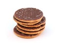 Chocolate biscuits Royalty Free Stock Photo