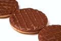 Chocolate biscuits Royalty Free Stock Photo