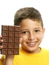 Chocolate boy. Royalty Free Stock Photo