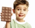 Chocolate boy. Royalty Free Stock Photo