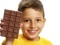 Chocolate boy. Royalty Free Stock Photo