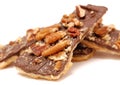 Chocolate brittle cookies Royalty Free Stock Photo