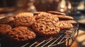 chocolate brown cookies food