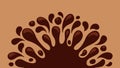 Chocolate brown splash blob, drop brown liquid splash, icon splashing chocolate blob droplet, illustrations cocoa brown liquid