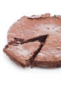 Chocolate brownie cake Royalty Free Stock Photo