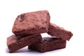 Chocolate brownies. Royalty Free Stock Photo
