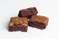 Chocolate brownies dessert Royalty Free Stock Photo