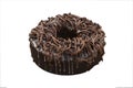 Chocolate bundt cake Royalty Free Stock Photo