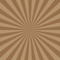 Chocolate burst background. Brown chocolate background with rays. Explosion of sun with fun beams. Chcolate-coffee backdrop.