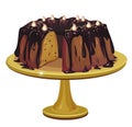 Chocolate cake Royalty Free Stock Photo