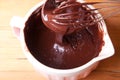 Chocolate Cake batter Royalty Free Stock Photo