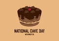 National Cake Day vector