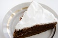 Chocolate cake with cream