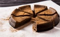 Chocolate cake with ricotta Royalty Free Stock Photo