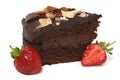 Chocolate Cake and Strawberry